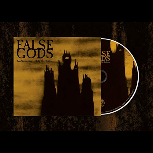 CD case with a yellow-tinted castle silhouette cover and partially visible disc.