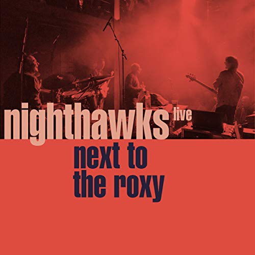 "CD cover with red background, band performing on stage in red-tinted photo."