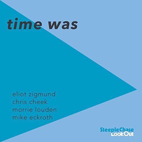 Blue and teal album cover with names and "time was" text.