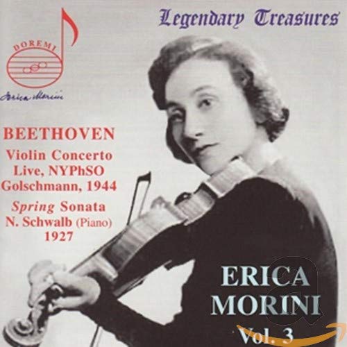 Morini - Erica Morini Vol. 3: Beethoven - Violin Concerto; Violin Sonata No 5 [CD]