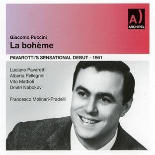 CD cover with black and white photo of a man and opera details.