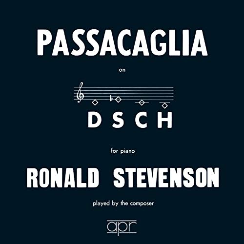 Stevenson - Passacaglia on DSCH [CD]