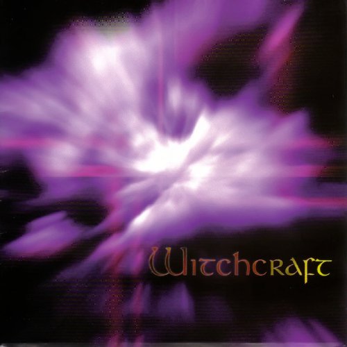 Album cover with "Witchcraft" in stylized font and a purple, abstract, starburst design.