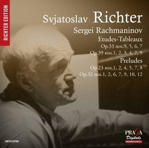 Sviatoslav Richter - Rachmaninov: Etudes-Tableaux Op.33 Nos 9, 5, 6, 7; Op. 39 Nos. 1-4, 7, 9 [CD]