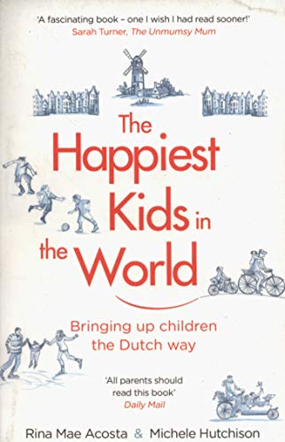 Book cover with red title, blue illustrations of children playing, and white background.