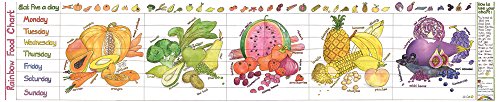 Rainbow Food Activity Chart (Liz Cook Charts)
