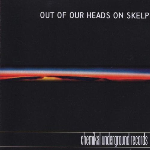 "CD cover with a black background and a red and orange horizon."