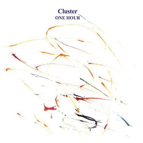The image is a vinyl album cover with a white background and multicolored scribbles.
