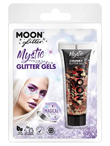 Smiffys Moon Glitter Mystic Chunky Glitter Gel, Mixed Colo