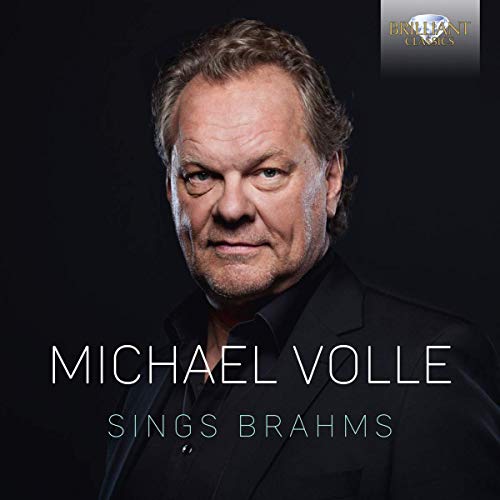 Michael Volle's album cover: man in black suit against a dark background.