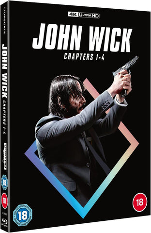 JOHN WICK 1-4 BOXSET 4K [BLU-RAY]
