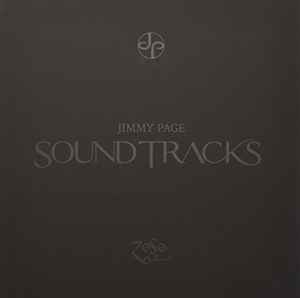 "Black box set with 'Jimmy Page Soundtracks' embossed in light grey on the front."