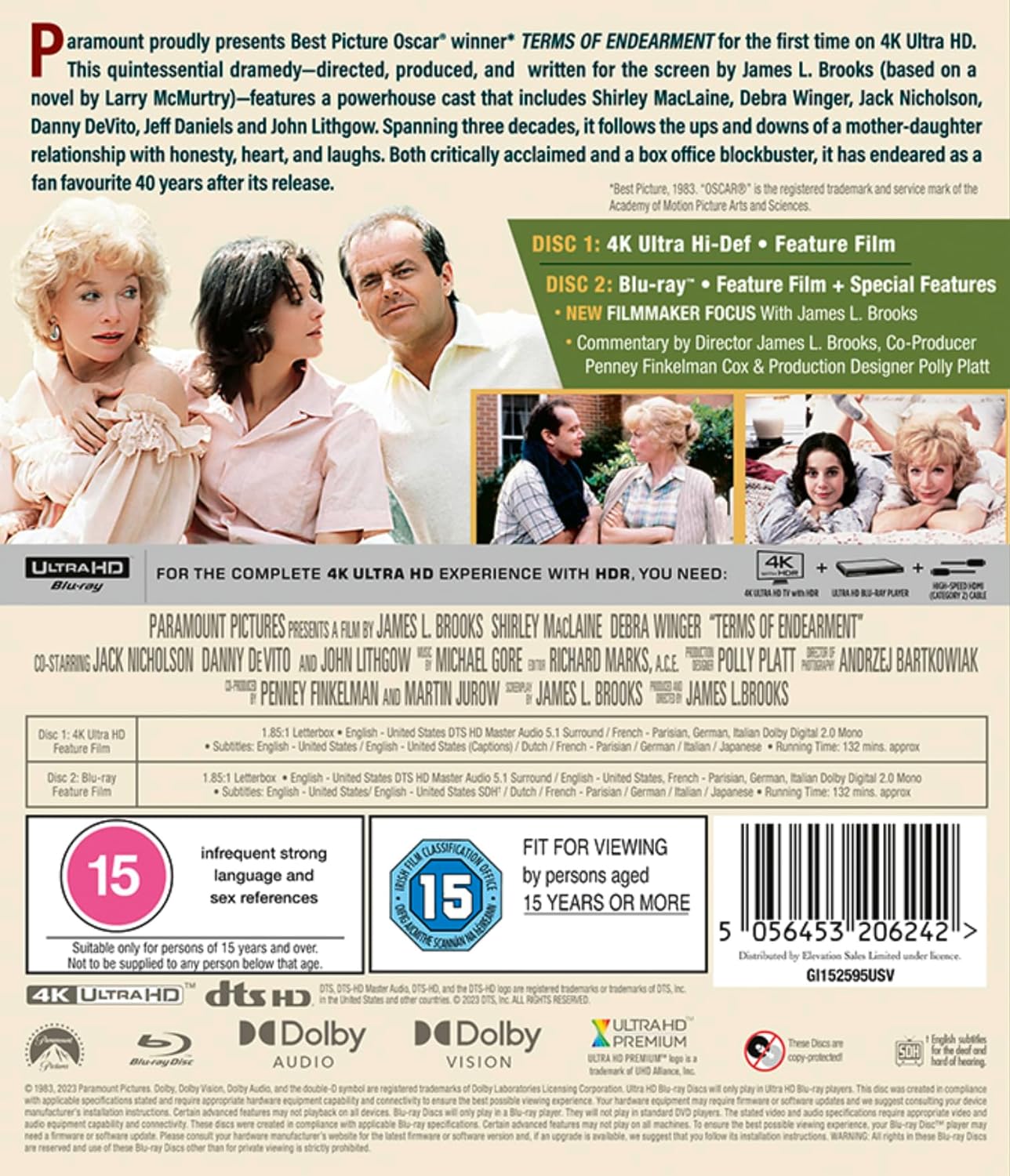 Terms of Endearment (UHD+BD) [BLU-RAY]