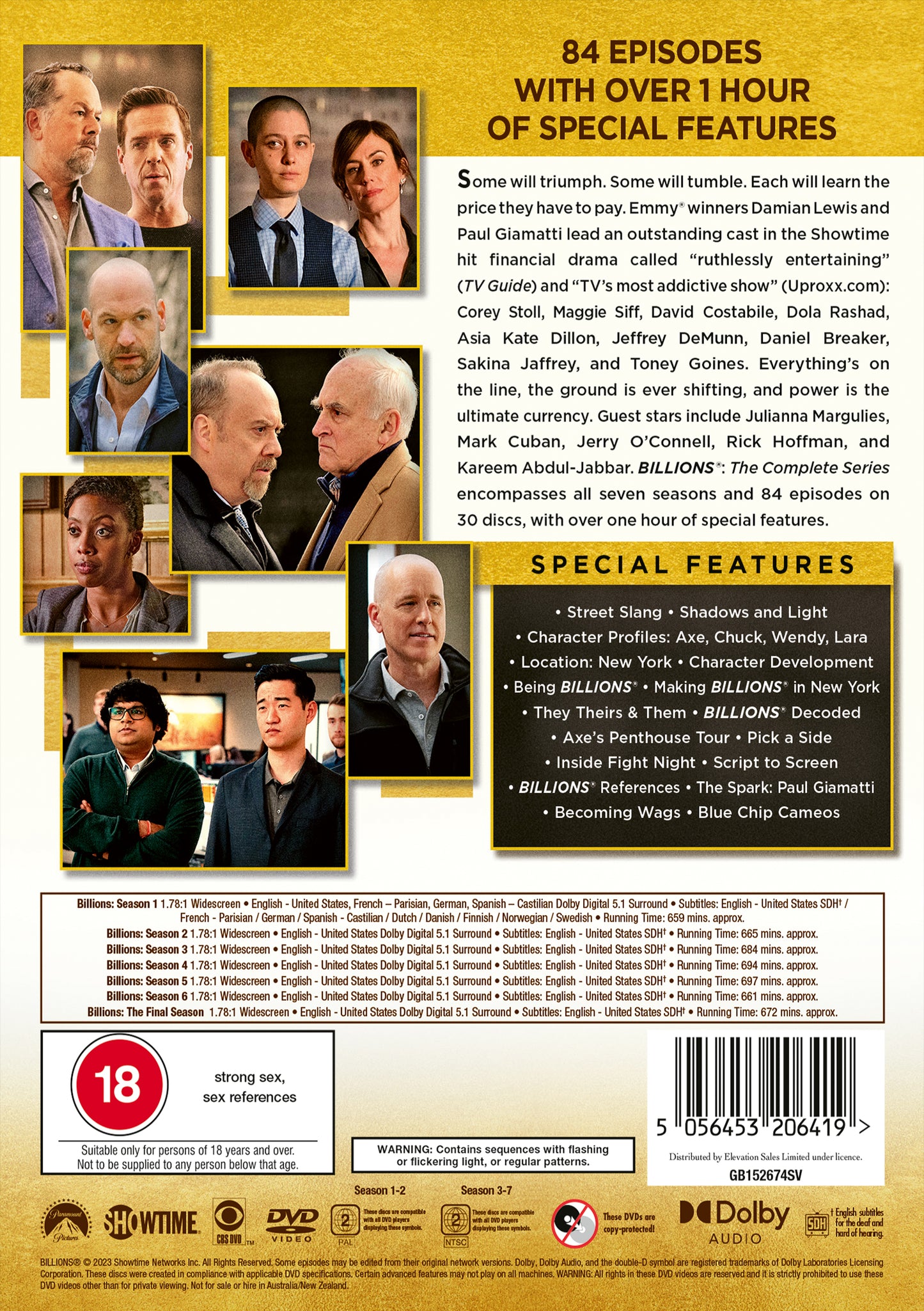 Billions The Complete Series [DVD]