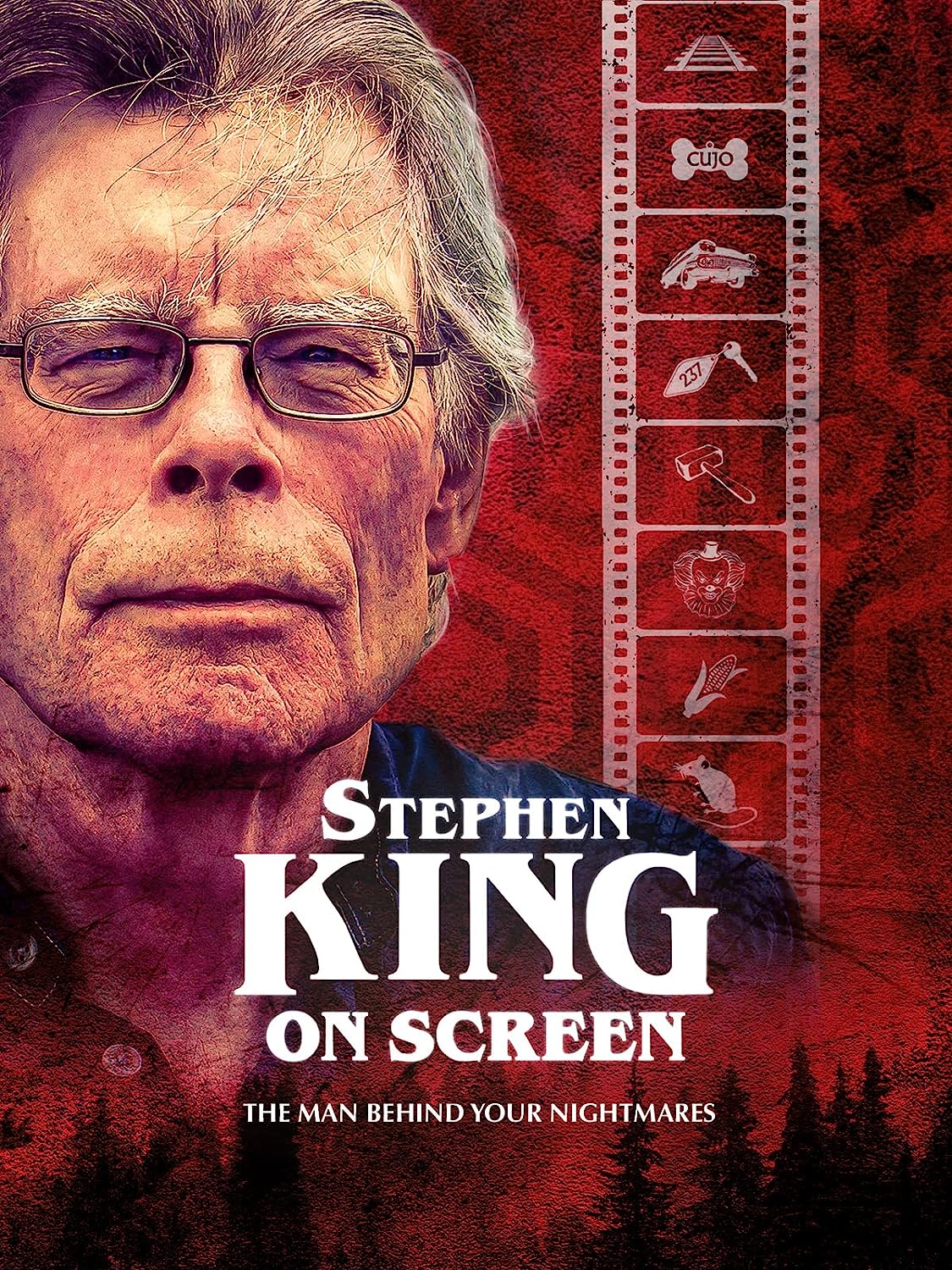 A Blu-ray disc case with a photo of Stephen King on the cover.