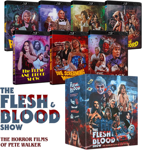 THE FLESH AND BLOOD SHOW - HORROR FILMS OF PETE WALKER  [BLU-RAY] Pre-sale 17/06/2024