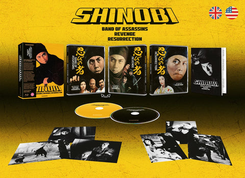 Shinobi: Band of Assassins, Revenge, Resurrection [Blu-ray] Pre-sale 27/05/2024