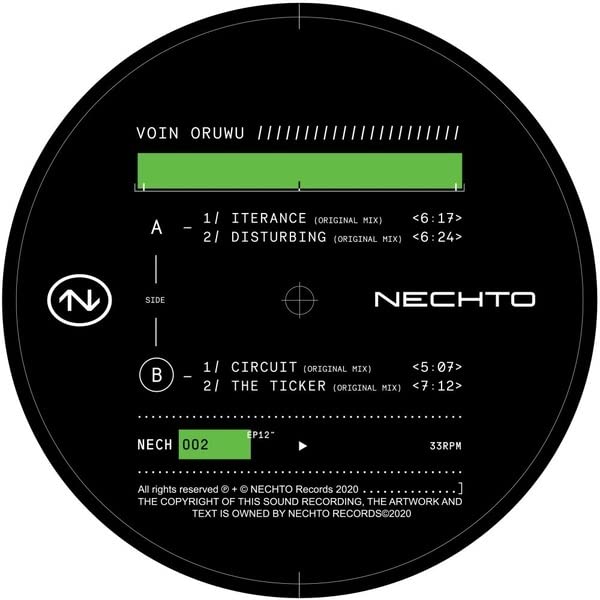 Voin Oruwu - NECH002 EP [VINYL]