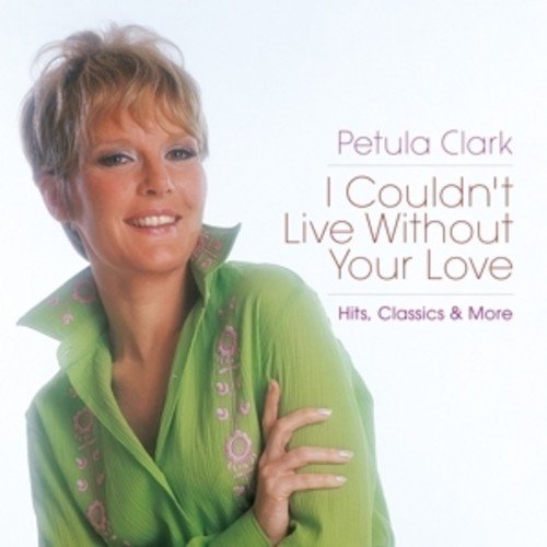 Petula Clark album cover featuring a smiling woman in a green shirt.