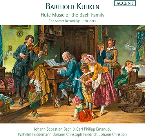 Barthold Kuijken - Barthold Kuijken: Flute Music Of The Bach Family: The Accent Recordings 1978-2014 [CD]