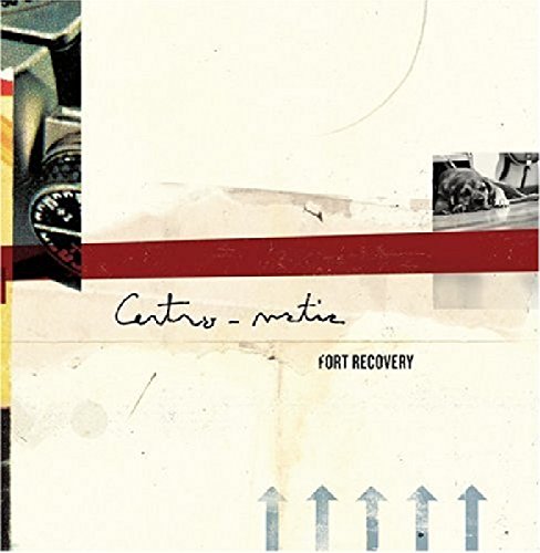 The alt text for the image is: "Album cover with images and text on a distressed background."