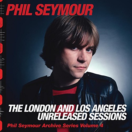 Album cover with Phil Seymour's portrait and text on a dark blue background.