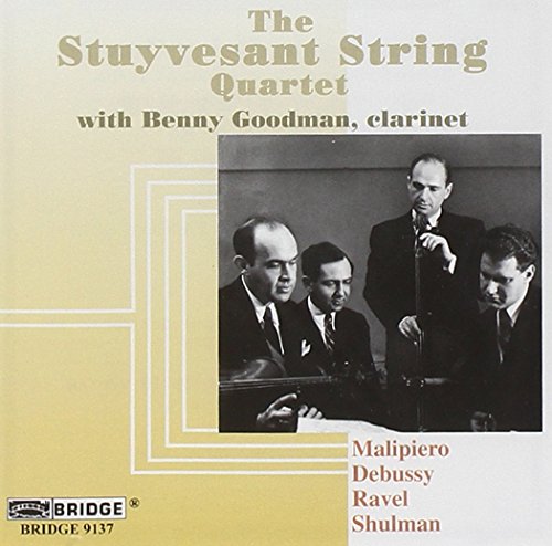 Stuyvesant String Quartet The - Debussy, Ravel - String Quartets, Shulman - Clarinet Quintet [CD]