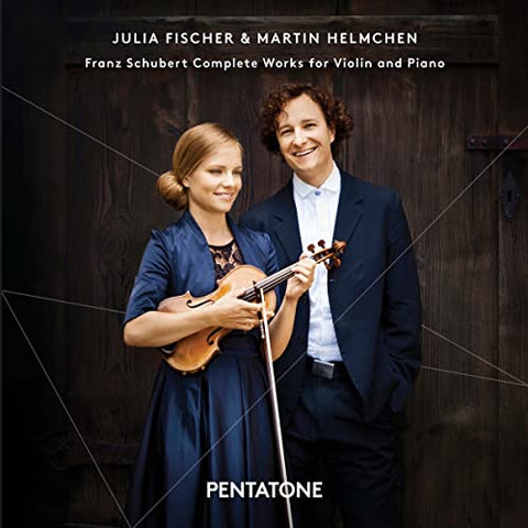 Julia Fischer  Martin Helmchen - Franz Schubert Complete Works For Violin [CD] Sent Sameday*