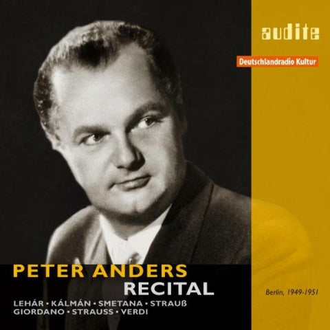 Peter Anders - Peter Anders Recital [CD]