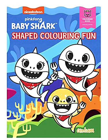 Shaped Colouring Fun: Baby Shark