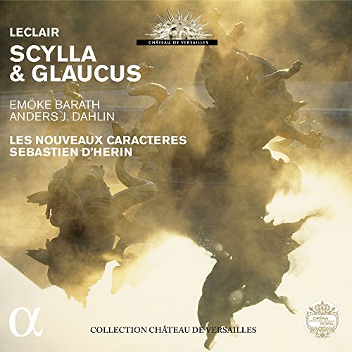 "CD cover with mythical sea creatures in a misty, golden-brown background."