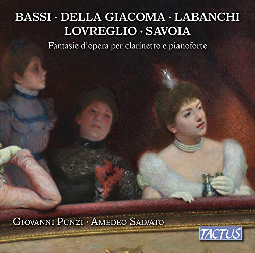 "CD cover featuring a painting of three women in 19th-century attire."