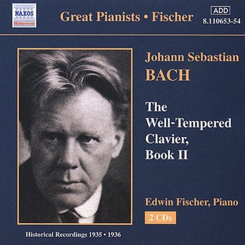 Edwin Fischer - Bach - The Well-Tempered Clavier, Book II [CD]