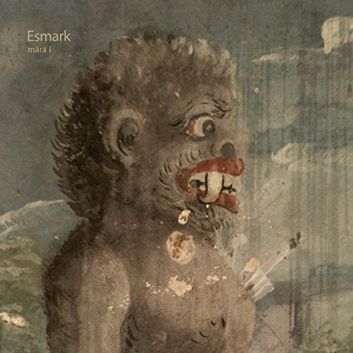 "CD cover featuring a distressed, painted image of a grotesque, furry creature."