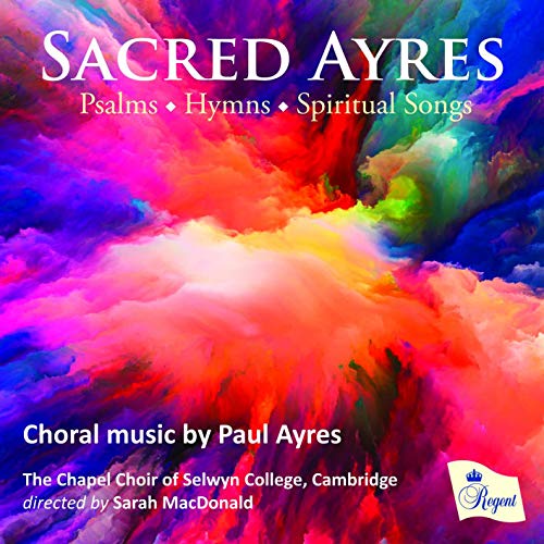 Album cover with multicolored clouds and white text, featuring a Regent logo.