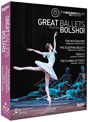 Blu-ray box set featuring a ballerina in white on a black background.