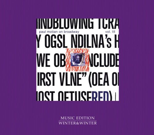 Paul Motian - On Broadway Vol. 3 [CD]