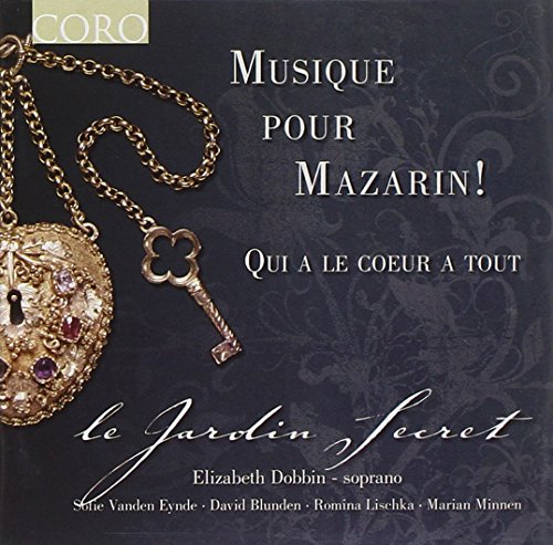 "CD cover featuring a gold locket and key on a dark floral background."