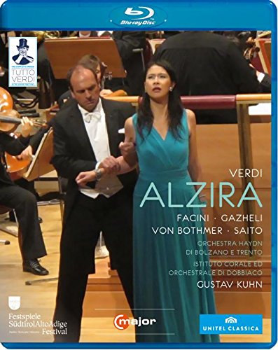 Blue-ray case cover with a man and woman on stage with musicians.