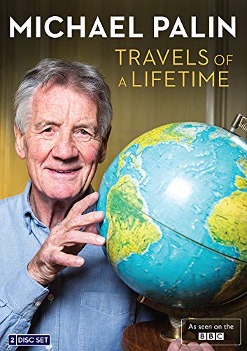 DVD cover featuring Michael Palin holding a globe, with title text above him.