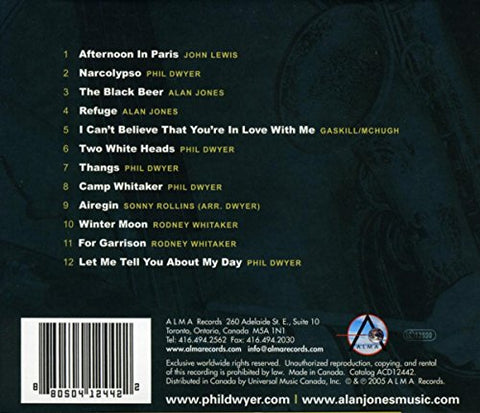 Alan Jones and Rodney Whitaker Phil Dwyer - Let Me Tell You About My Day Audio CD