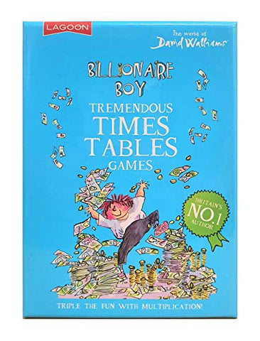 The Lagoon Group 2231 David Walliams Billionaire Boy's Tremendous Times Table Games, Nylon/A