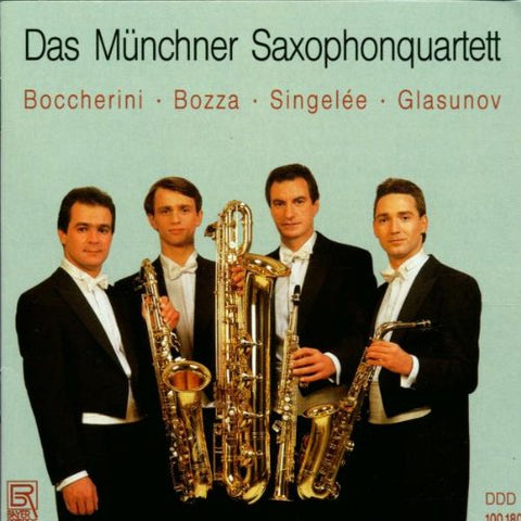 Munchner Saxophonquartett - The Munich Saxophone Quartet plays Boccherini, Bozza, Glazunov a.o. [CD]