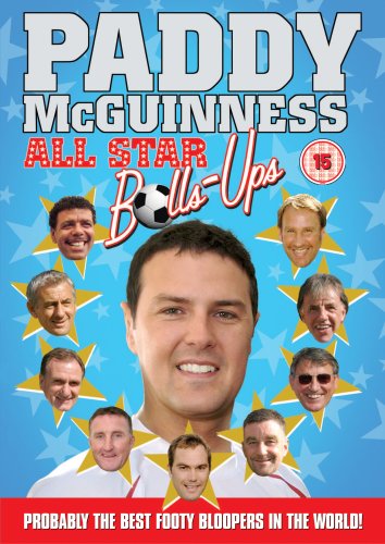 DVD cover featuring Paddy McGuinness surrounded by celebrity faces on a blue background.