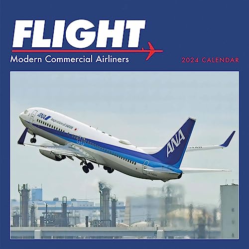 Flight, Modern Commercial Airliners 2024 Calendar: Original Carousel-Kalender [Mehrsprachig] [Kalender]