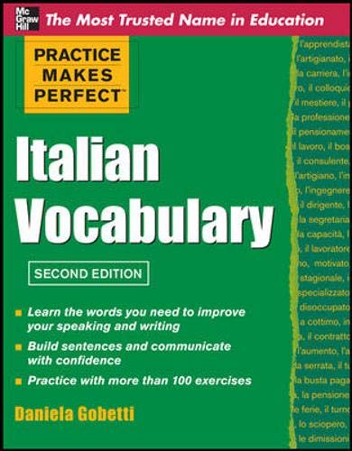 Practice Makes Perfect Italian Vocabulary (Practice Makes Perfect Series)
