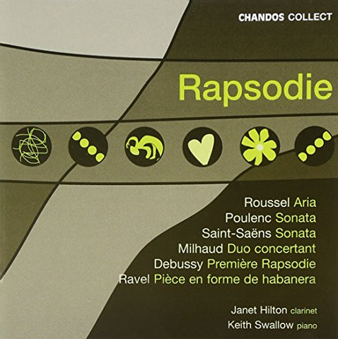 Francis Poulenc - Rapsodie - French Music for Clarinet and Piano [CD]
