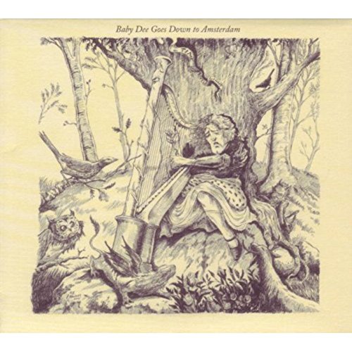 "Baby Dee Goes Down to Amsterdam" CD cover with black and white illustration.