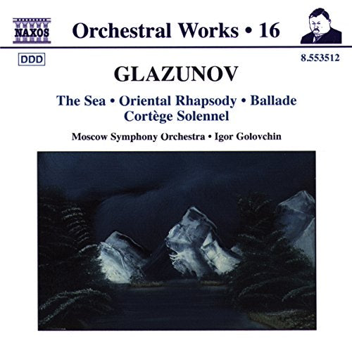 A classical music CD cover featuring a dark, mountainous landscape painting.