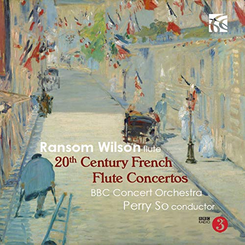 "Album cover with impressionist street scene, text overlay, and BBC Radio 3 logo."